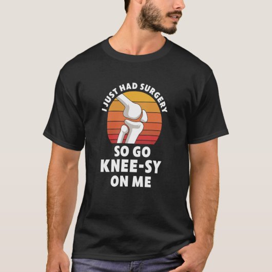 T-shirt Knee Replacement Surgery New Knee Recovery Get Wel (Devant)