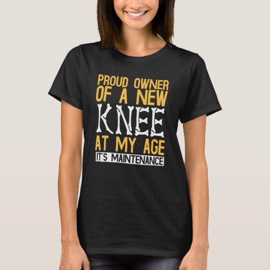 T-shirt Knee Surgery Hospital Patient (Devant)