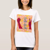 T-shirt Kneel for Peace and Stand for Justice ( V2) (Devant)