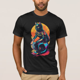 T-shirt Kneeling Cat Woman Knight