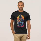 T-shirt Kneeling Cat Woman Knight (Devant entier)