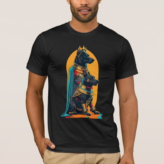 T-shirt Kneeling Chien King Chevalier (Devant)