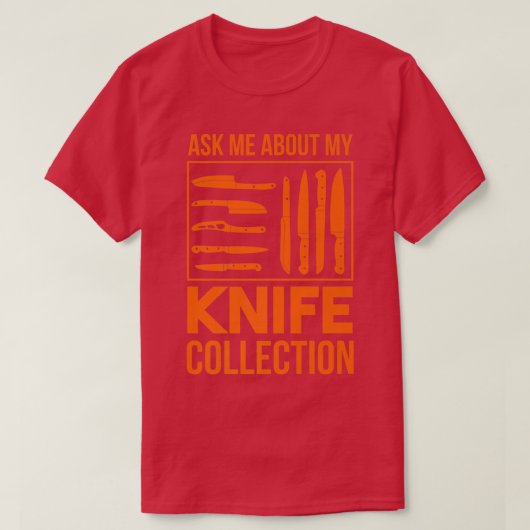 T-shirt Knife collection Throwing Knife Chef & Kitchen Ch (Design devant)