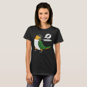 T-shirt Knife Parrot veut des graines I Black head Caique (Devant entier)