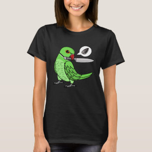 T-shirt Knife Parrot veut des graines I Green Indian Ringn