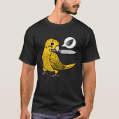 T-shirt Knife Parrot veut des graines I Jaune Lutino Budgi (Devant)