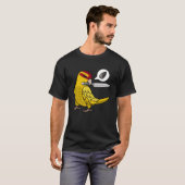 T-shirt Knife Parrot veut des graines I Jaune Lutino Kakar (Devant entier)