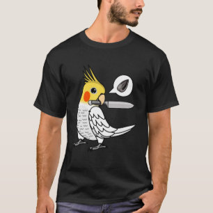 T-shirt Knife Parrot Veut Des Graines I Lutino Cockatiel