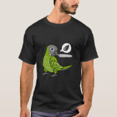 T-shirt Knife Parrot veut des graines Je Dusky tête Conure (Devant)