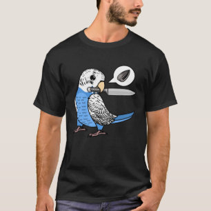 T-shirt Knife Parrot veut semences I Blue Budgie Budgeriga
