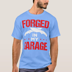 T-shirt Knifemaking Forgé dans mon Garage Knife Maker T