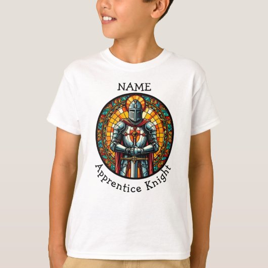 T-shirt Knight Apprentice jeu amusant (Devant)