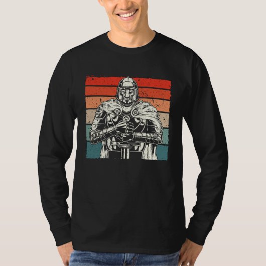 T-shirt Knight  Medieval Soldier Knighthood Warrior  3 (Devant)