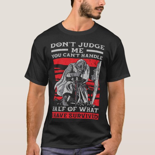 T-shirt Knight  Medieval Soldier Knighthood Warrior  6 (Devant)