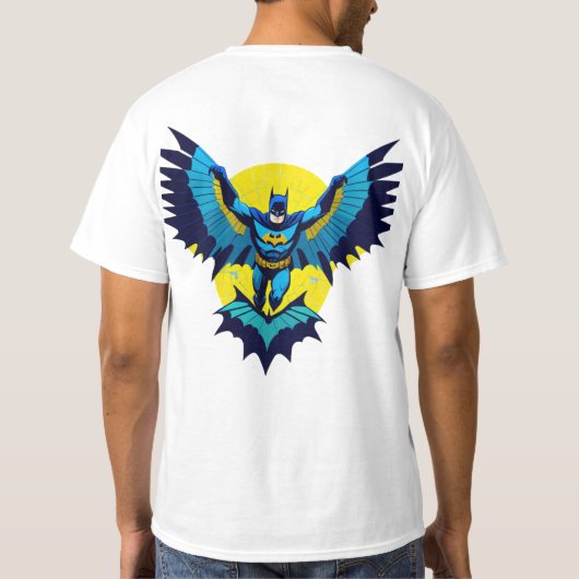 T-shirt "Knight Radiant : Batman reforgé dans la flamme bl (Dos)