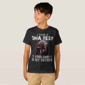 T-shirt Knight Templar Christian Warrior Dna God Is My Fat (Devant entier)
