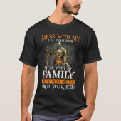 T-shirt Knight Templar Mess with My Ill Combight Back - Fa (Devant)