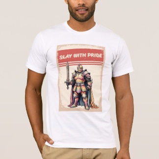 T-shirt Knight Vintage Rainbow LGBTQ
