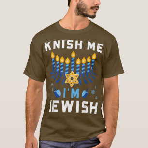 T-shirt Knish Me Je suis juif Happy Hanoukka Funny Chanuka