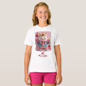 T-shirt Knitted Queen of Hearts Valentine Self-Love Doll (Devant entier)