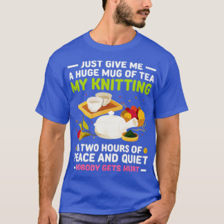 T-shirt Knitter Gift Knitting Crochet Love Yarn Patterns S