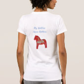 T-shirt Knitters Dala Horse (Dos)
