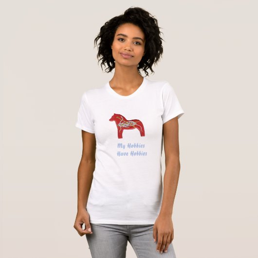 T-shirt Knitters Dala Horse (Devant entier)