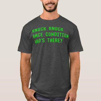 T-shirt Knock État de la course de Knock Dont il Coder amu