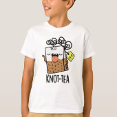 T-shirt Knot-tea Funny Tea Pun (Devant)