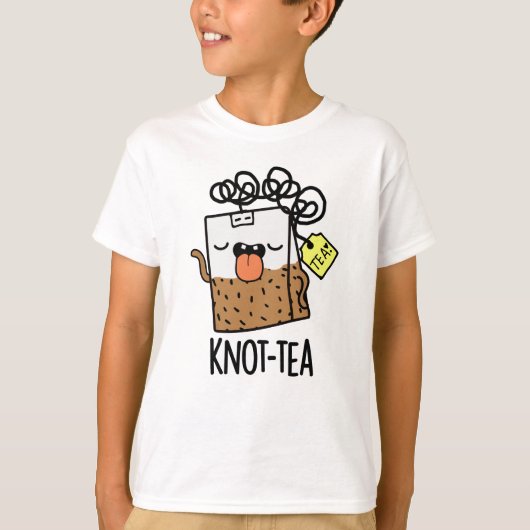 T-shirt Knot-tea Funny Tea Pun (Devant)