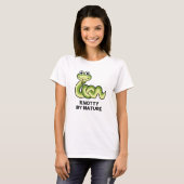 T-shirt Knotty By Nature Funny Snake Pun (Devant entier)