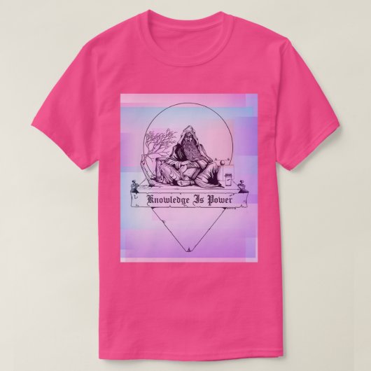 T-shirt Knowledge is Power (Design devant)