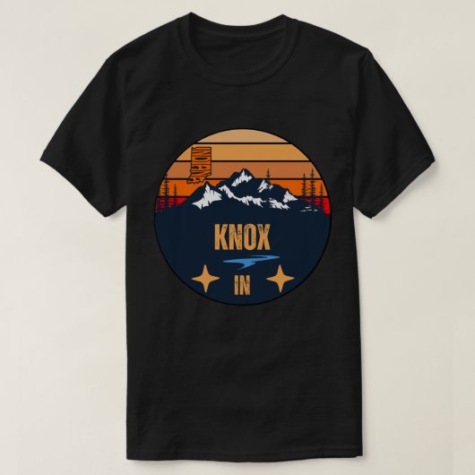 T-shirt Knox, Indiana (Design devant)