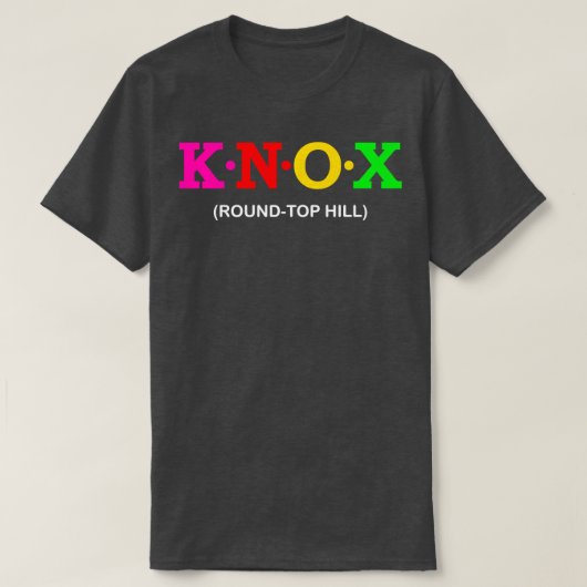 T-shirt Knox RoundTop Hill 2 (Design devant)