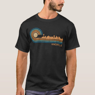T-shirt Knoxville Skyline Retro Tennessee Fan Skyline