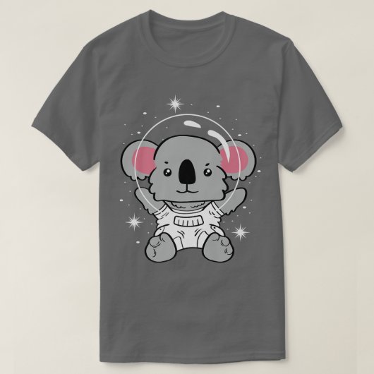 T-shirt Koala Astronaut scientifique des fusées (Design devant)