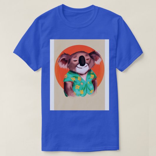 T-shirt Koala avec Chemise Hawaii 2 (Design devant)
