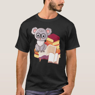T-shirt Koala Bear Bibliothécaire Livres de lecture Koala