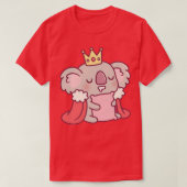 T-shirt Koala Bear King dormant mignon (Design devant)
