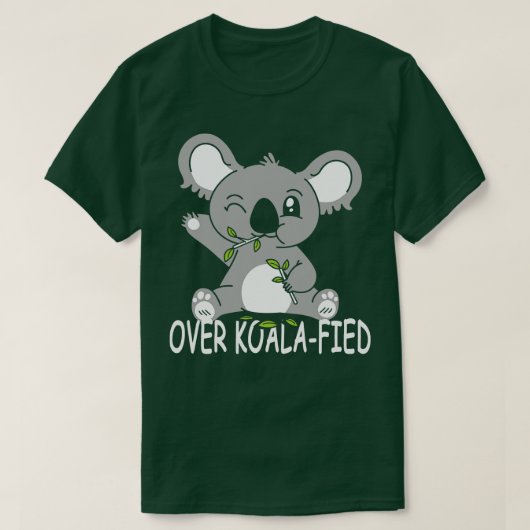 T-shirt Koala Bear Koalafied Sur Des Puns Punny Koalafied (Design devant)