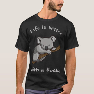 T-shirt Koala Bear Life Mieux Avec Koala