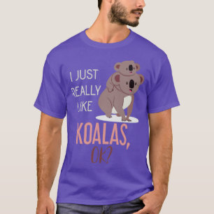 T-shirt Koala Bear Lover Zoo Keeper Australie Koala
