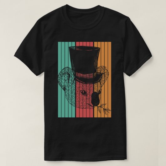 T-shirt Koala Bear Retro 1 (Design devant)
