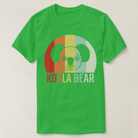 T-shirt Koala Bear Retro 2 (Design devant)