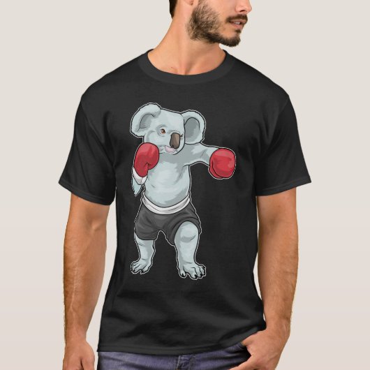 T-shirt Koala Boxer Gants de boxe Boxe (Devant)