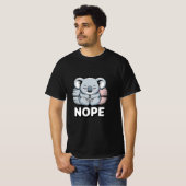 T-shirt Koala Charmant "NON" (Devant entier)