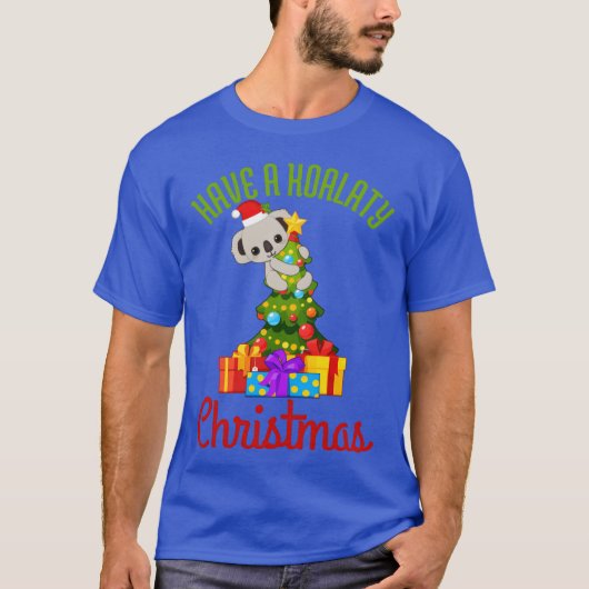 T-shirt Koala Christmas garçon (Devant)
