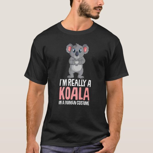 T-shirt Koala Costume Koala Ours Girls (Devant)