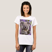 T-shirt Koala Dans L'arbre De Jacaranda, (Devant entier)