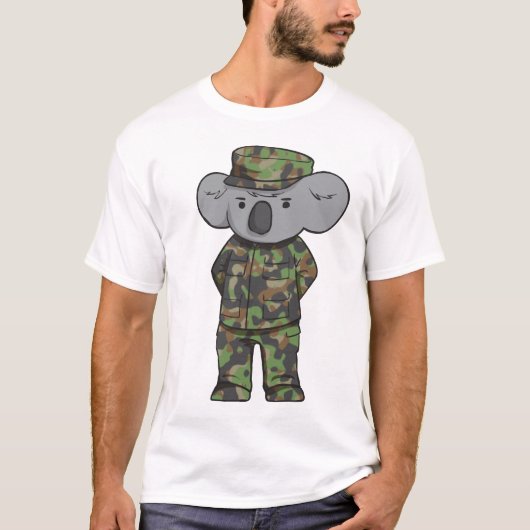 T-shirt Koala d'armée (Devant)